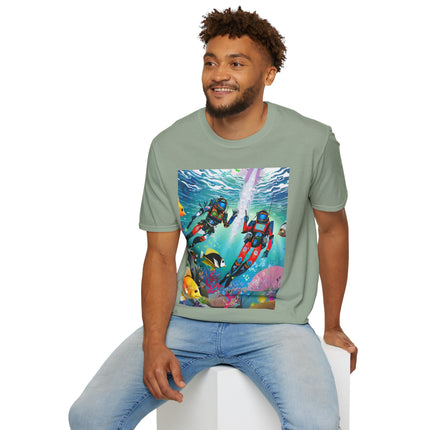 FBI Robot Dive Team Softstyle T-Shirt