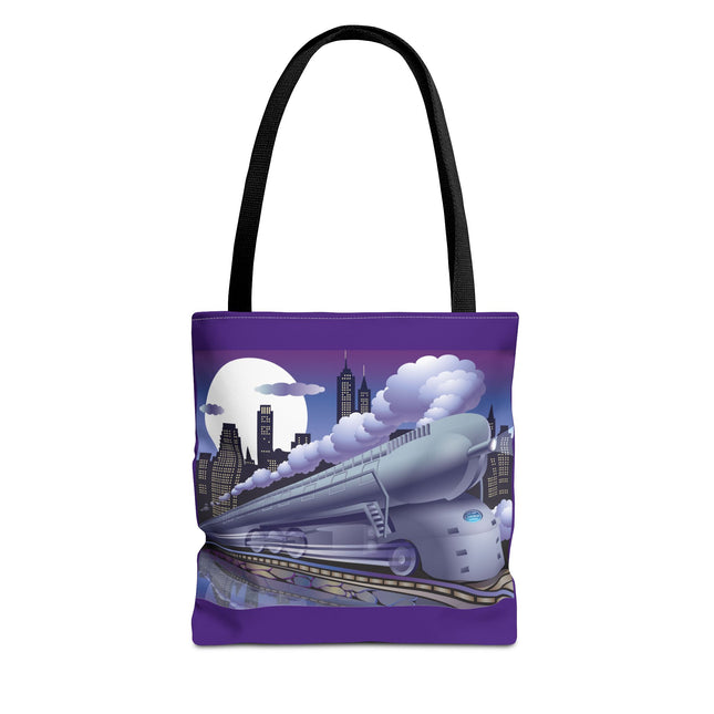 The Art Deco Bullet Train Tote Bag (AOP)