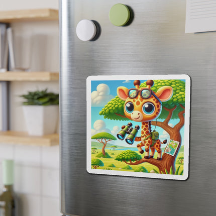 Giraffe Lookout Die-Cut Magnets (5 Sizes)