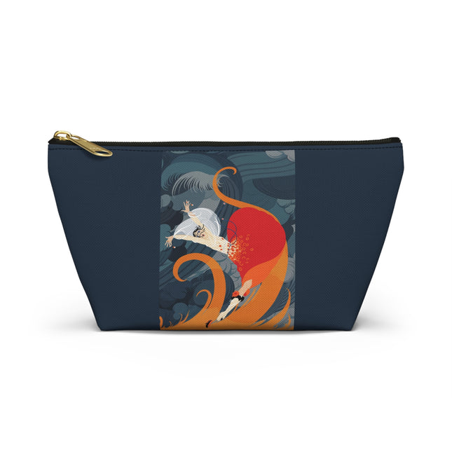 Flame of the Tempest Cosmetic Bag – Fiery Drama & Elemental Grace