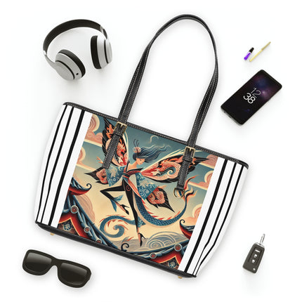 Dragon Fairy of the Temple PU Leather Shoulder Bag