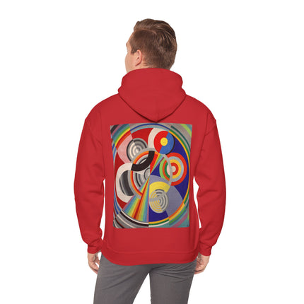 Rythme No. 1 by Robert Delaunay Heavy Blend™ Hooded Sweatshirt