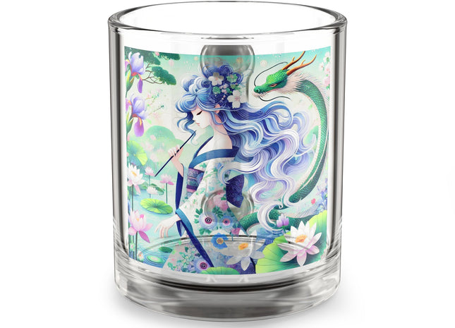 Fairy of the Koi Pond Glass Mug, 10oz