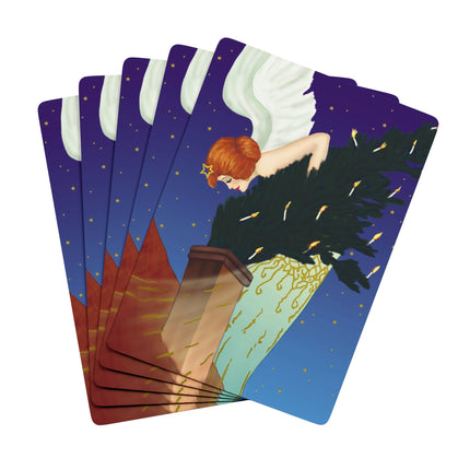 The Christmas Angel Playing Cards
