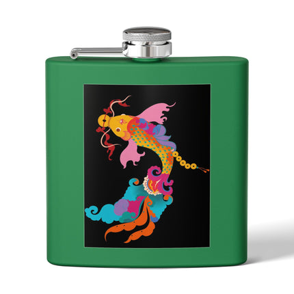 Golden Koi Flask – Lucky Swim & Vibrant Fortune