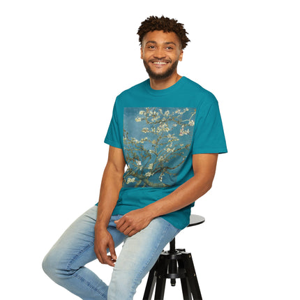 Almond Blossom by Vincent van Gogh Unisex Garment-Dyed T-shirt