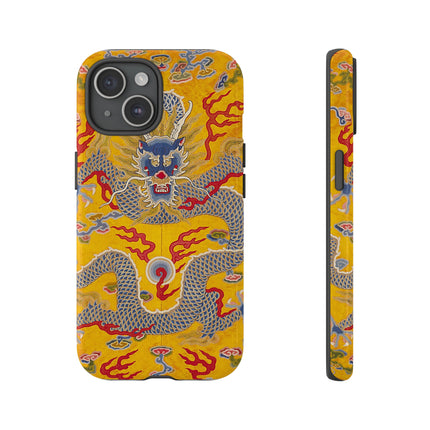 Majestic Dragon Regalia – Imperial 12-Symbol Robe Phone Cases