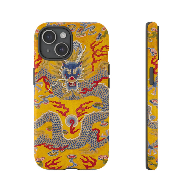 Majestic Dragon Regalia – Imperial 12-Symbol Robe Phone Cases