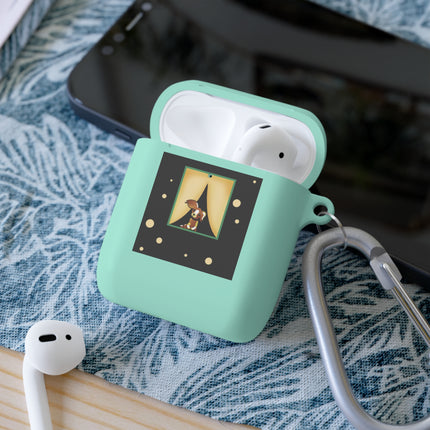 Playful Paws At The Window – Vintage Art AirPods Case