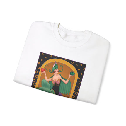 May & Emerald (from the Gem Series) by Sofia Chiostri Heavy Blend™ Crewneck Sweatshirt