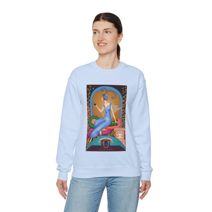 September & Sapphire (from the Gem Series) by Sofia Chiostri Heavy Blend™ Crewneck Sweatshirt