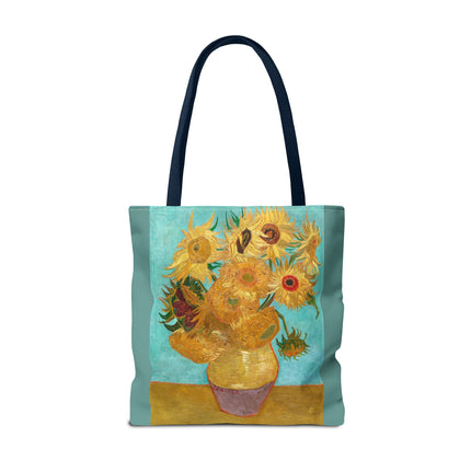 Vase with Twelve Sunflowers by Vincent Van Gogh Tote Bag (AOP)