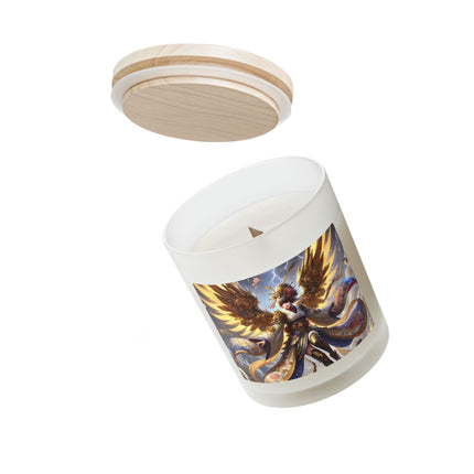 Valkyrie Descending Through Storm Frosted Candle
