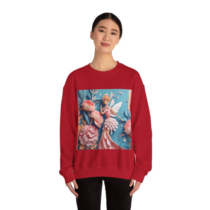 Peony Fairy Unisex Heavy Blend™ Crewneck Sweatshirt