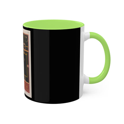 Pompeii Walls Pl.04 by Victor Steeger Colorful Mugs, 11oz
