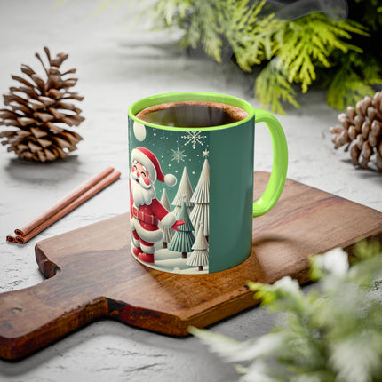 Santa's Joyful Night Colorful Mugs (11oz, 15oz)