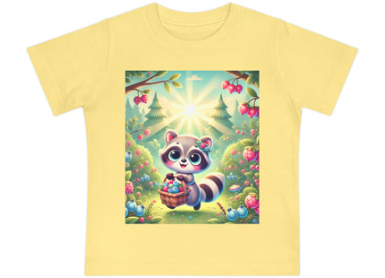 Raccoon’s Berry Basket Baby Short Sleeve T-Shirt