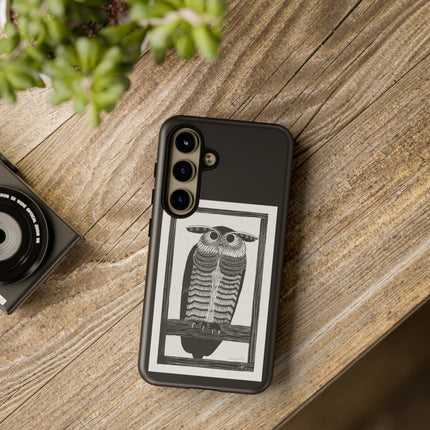 Horned Owl by Samuel Jessurun de Mesquita Phone Cases