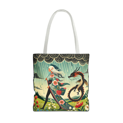 The Dragon Fairy’s Stride Tote Bag – Grace, Strength & Mythic Adventure