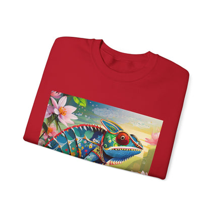 Camouflage Chameleon Unisex Heavy Blend™ Crewneck Sweatshirt