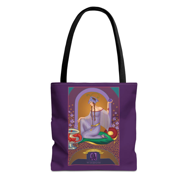 Astrology Gem Series: February & Amethyst Tote Bag
