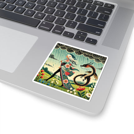 The Dragon Fairy’s Stride Kiss-Cut Stickers (4 Sizes)