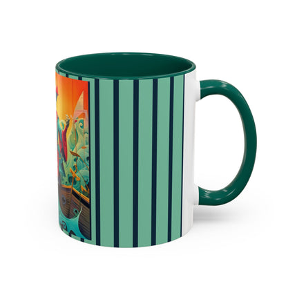 Skeleton Crew of the Misty Seas Colorful Mugs (11oz, 15oz)