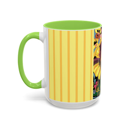 Enchanted Pansy Elegance Colorful Mugs (11oz, 15oz)
