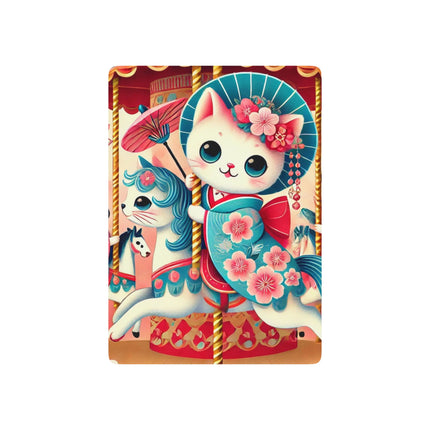 Geisha Kitten's Enchanted Carousel Ride Playing Cards