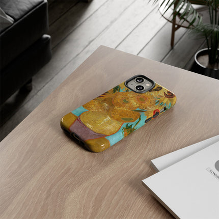 Vase with Twelve Sunflowers by Vincent Van Gogh Phone Cases