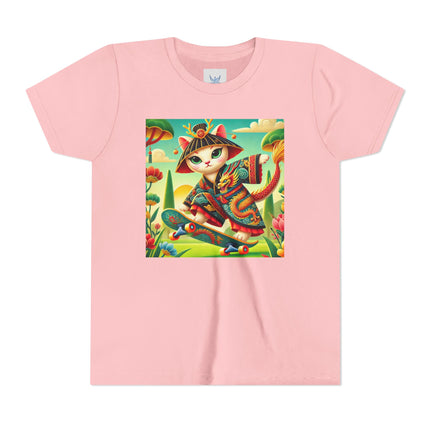 Dragon Dance on Wheels Youth Short Sleeve Tee