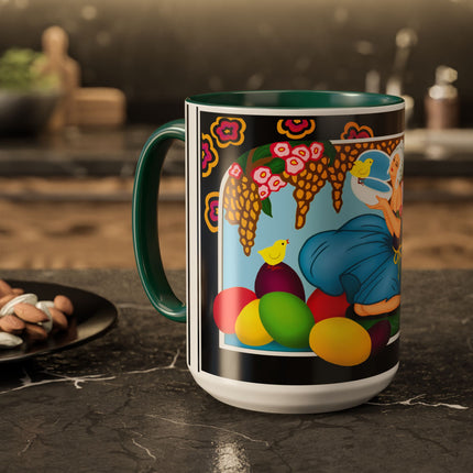Blooms and Chicks Colorful Mugs (11oz, 15oz)