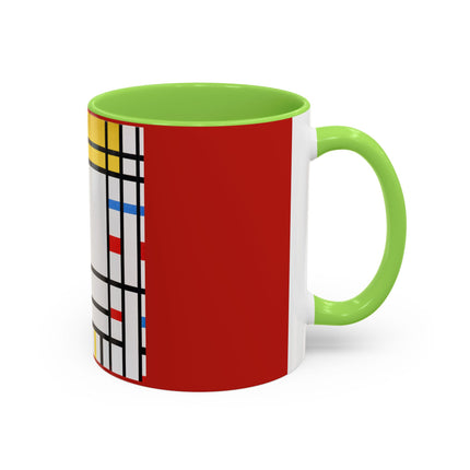 Place de la Concorde by Piet Mondrian Colorful Mugs (11oz, 15oz)