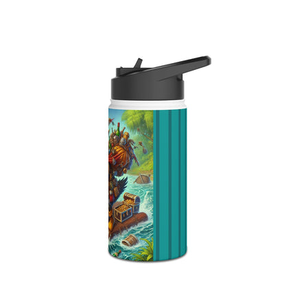 The Daring Drake Stainless Steel Water Bottle, Standard Lid