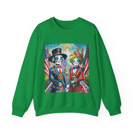 Cyber Punk Warrior Robots Unisex Heavy Blend™ Crewneck Sweatshirt