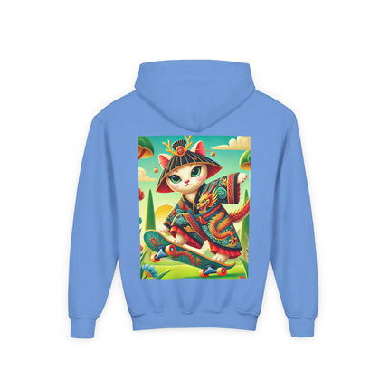 Dragon Dance on Wheels Youth Hooded Sweatshirt – Bold Motion & Fearless Style