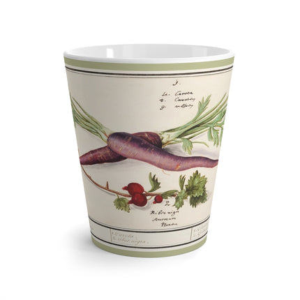Carrot, Daucus carota and red currant, Ribes rubrum by Anselmus Boëtius de Boodt Latte Mug