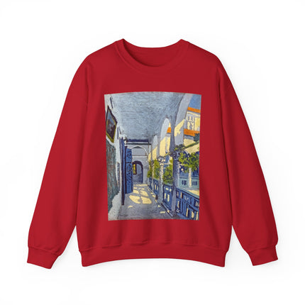 Gallery of a Moroccan Riad by George Gaudion Heavy Blend™ Crewneck Sweatshirt