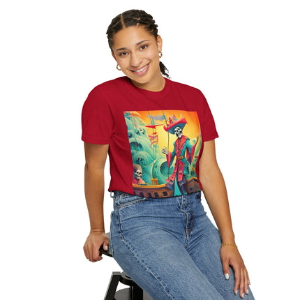 Skeleton Crew of the Misty Seas Unisex Garment-Dyed T-shirt