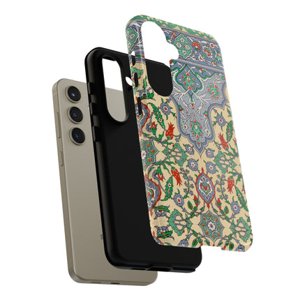 Arabic Art Pattern, Plate by Emile Prisse d’Avennes Phone Cases