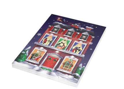 A Christmas Eve Celebration Postcard Bundles (envelopes included)