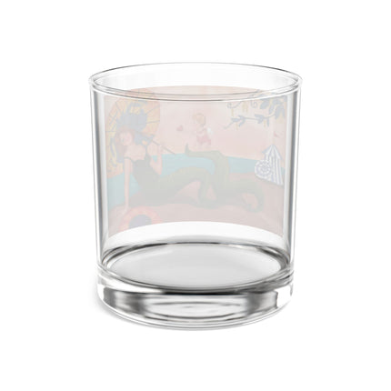 Mermaid with Parasol and Cupid by George Barbier Rocks Glass, 10oz