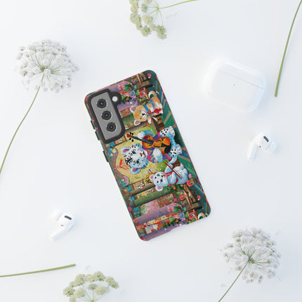 Melodies of the Snow Lion Cub Phone Cases