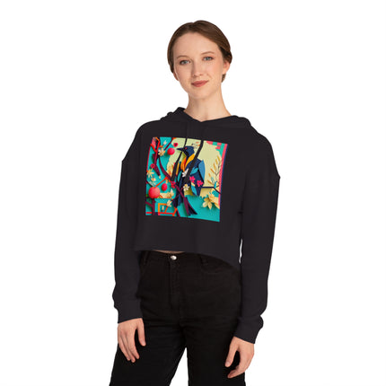 Curious Crow Women’s Cropped Hooded Sweatshirt