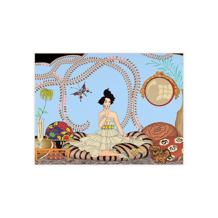 Minuit … ou l’appartement à la mode by George Barbier Ceramic Tile
