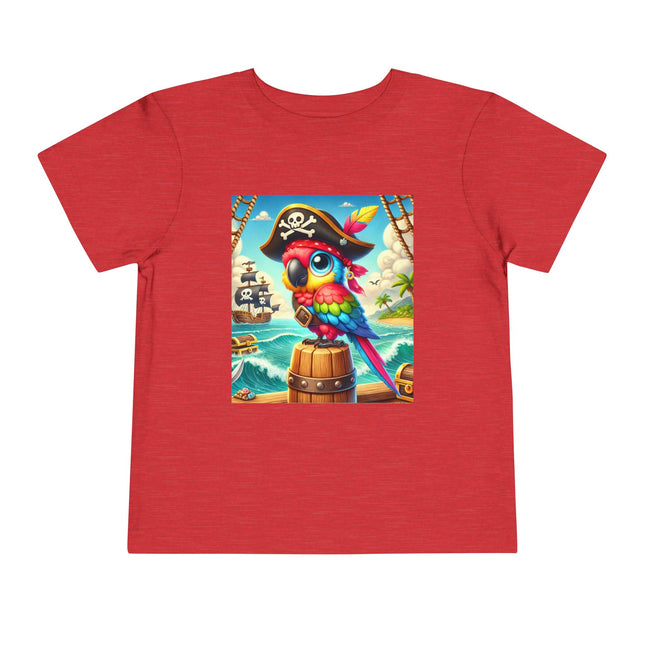 Captain Parrot and the Treasure Seas Toddler Short Sleeve Tee