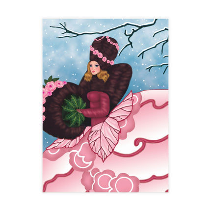 Winter Rose Empress Postcard Bundles (envelopes included)