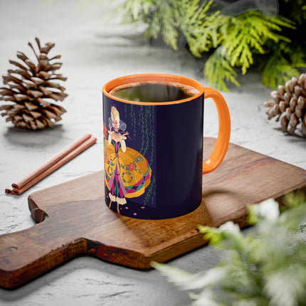 Moonlit Masquerade: The Fairy Queen's Ball Colorful Mug (11oz, 15oz) – Fairy Tale Elegance, Fantasy Charm & Enchanted Style