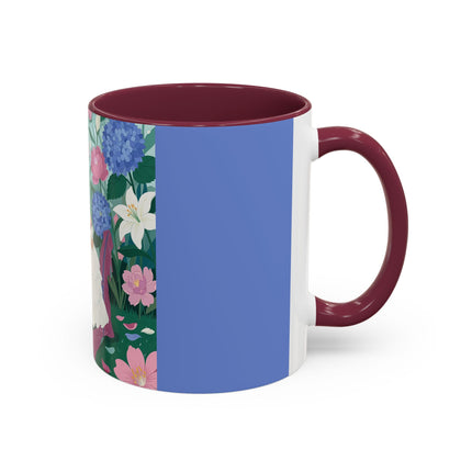 The Ladies Of The Blossoming Vanity Colorful Mugs – Art Deco Floral Elegance