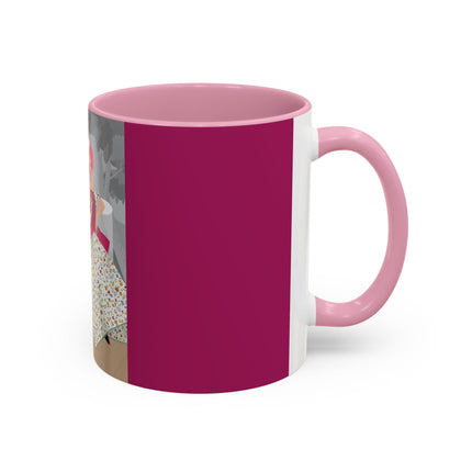 The Red Bird Colorful Mugs – Gentle Storybook Charm & Elegant Whimsy